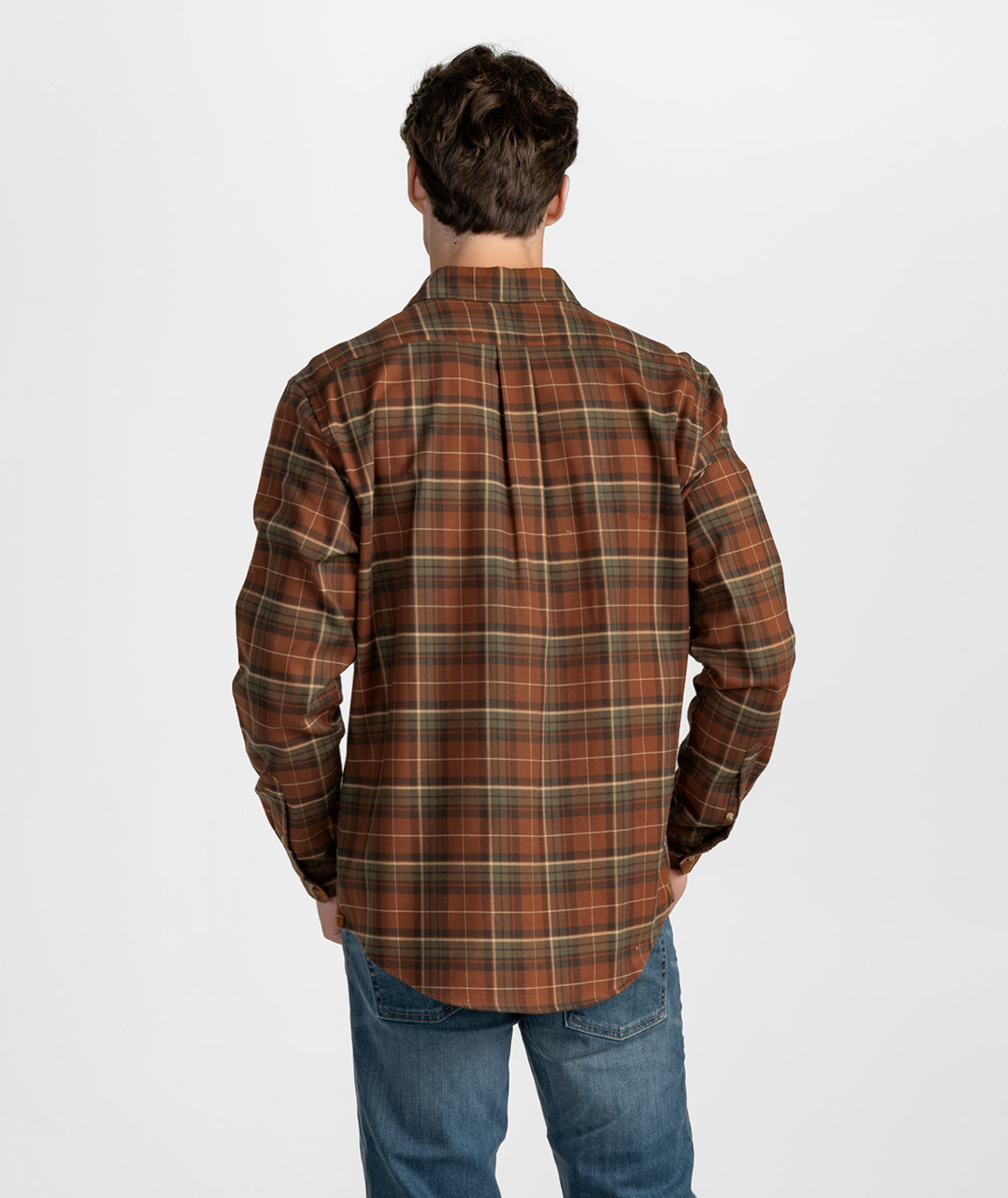 Marksman Stretch Flannel LS - Red Clay - image 3