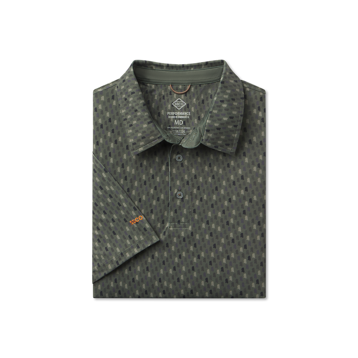 Southern Sportsman Printed Polo - Delta Pine - image 1