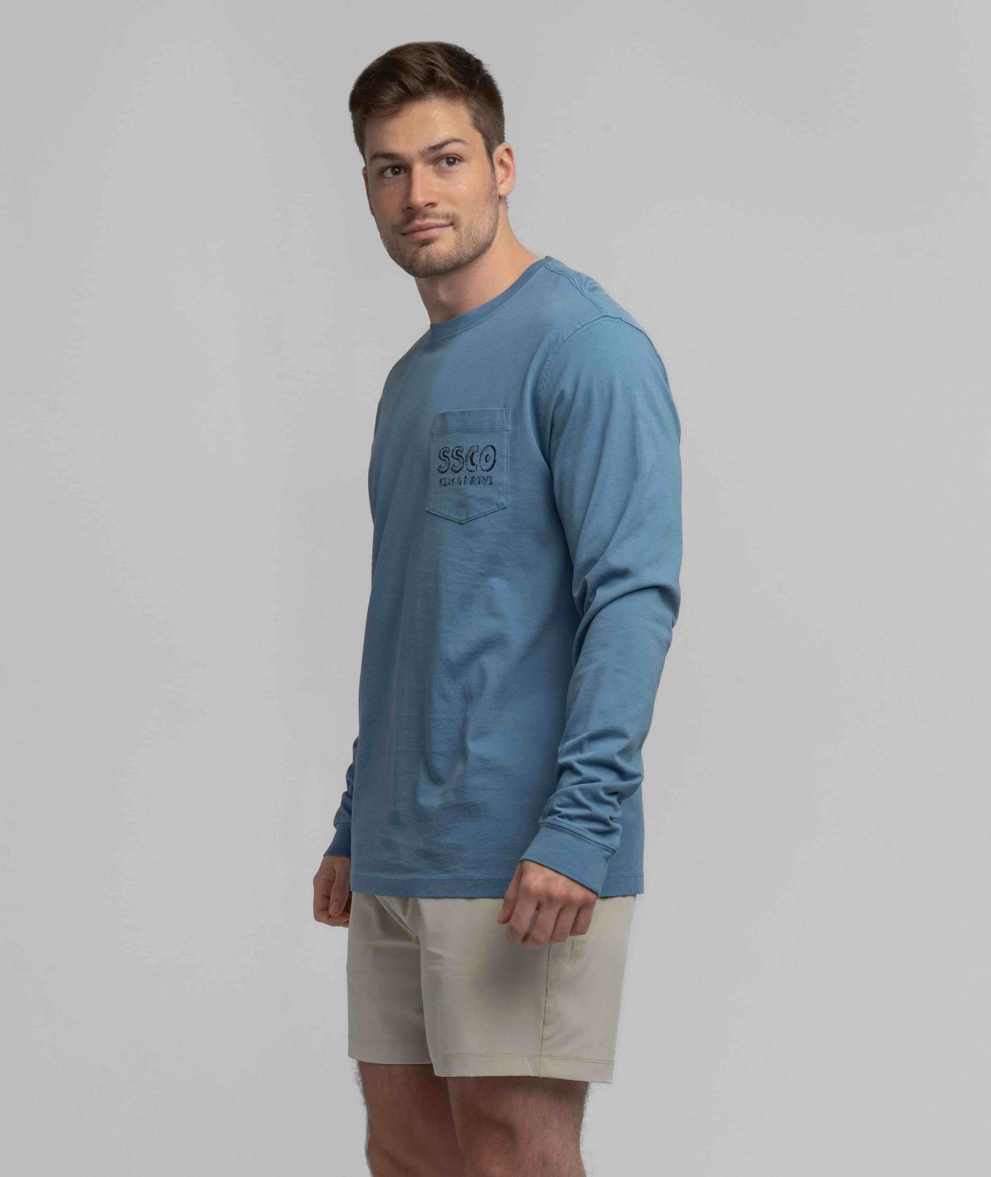 Party Animal Tee LS - Nautical Blue - Image 2