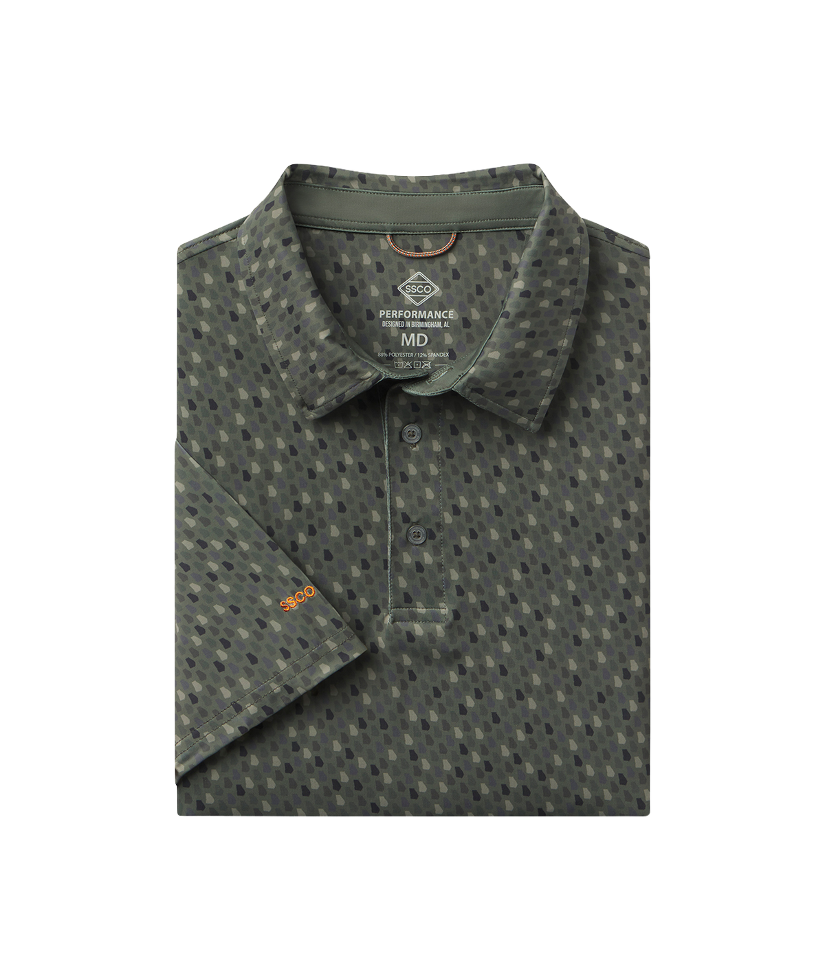 Southern Sportsman Printed Polo - Georgia Pine - image 1