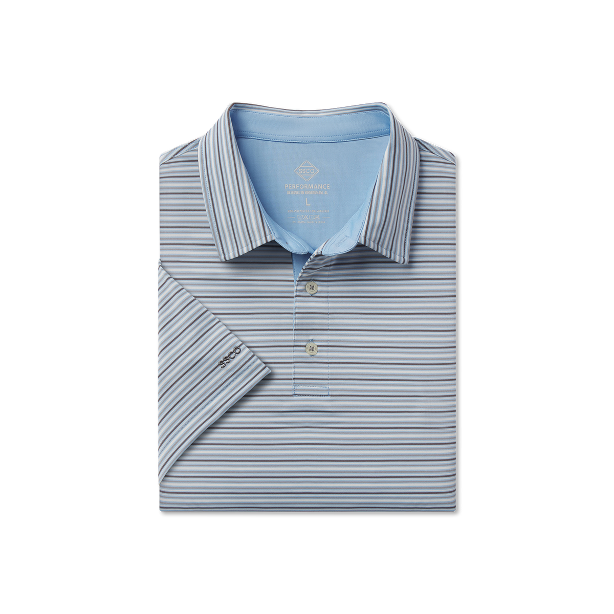 Riverbend Stripe Polo - Sweet Water - image 1