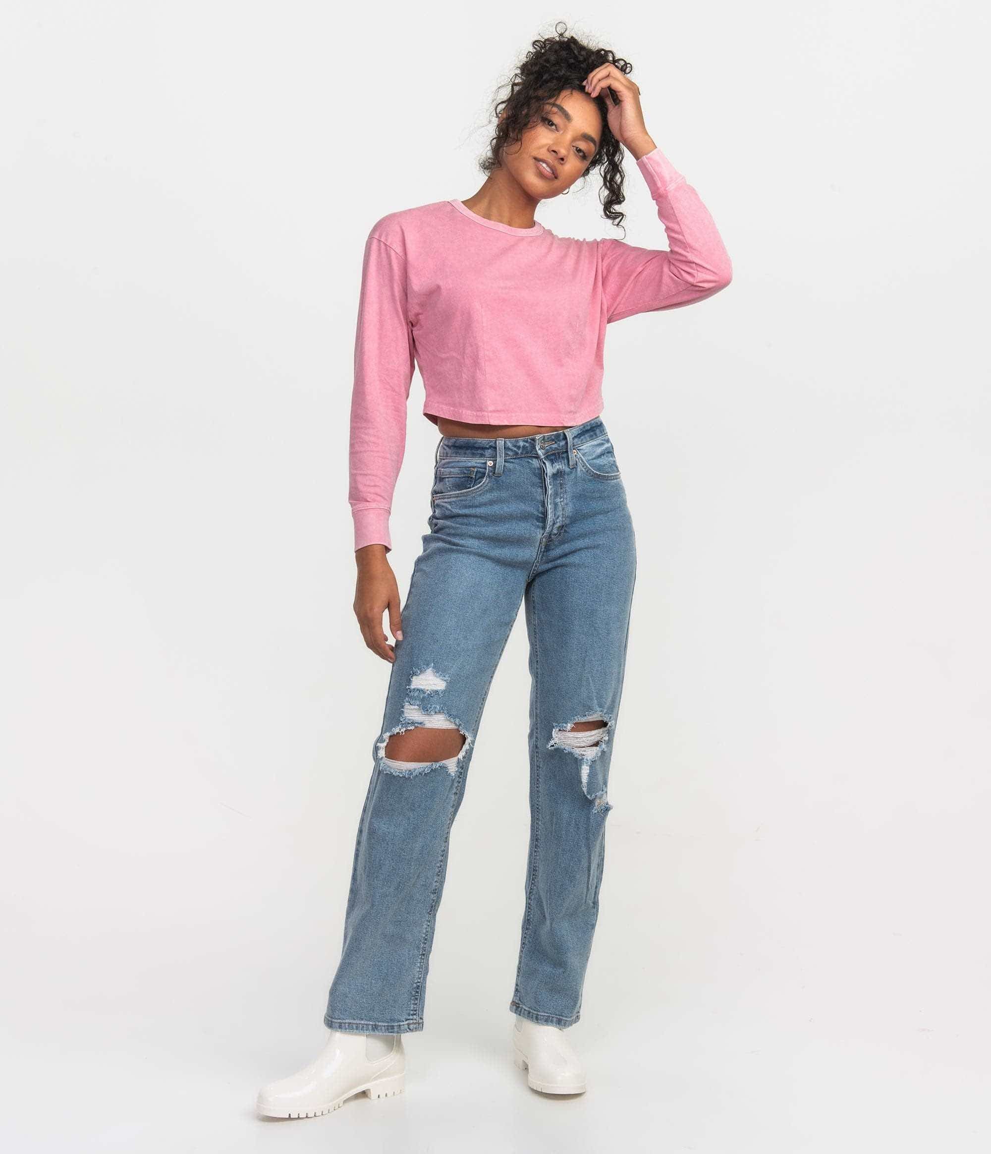 Anywhere Darted Tee LS