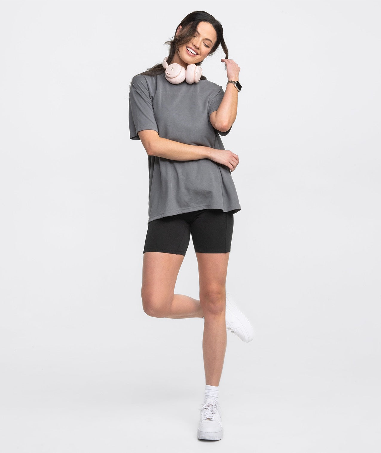 Relaxed Essential Top - Cornerstone Gray - Image 2