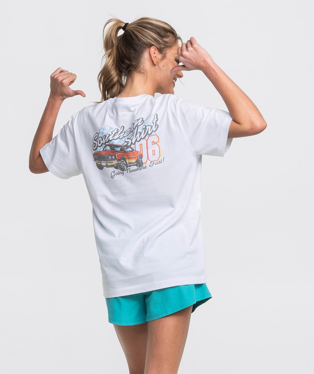 Going Nowhere Tee SS - Bright White - Image 3