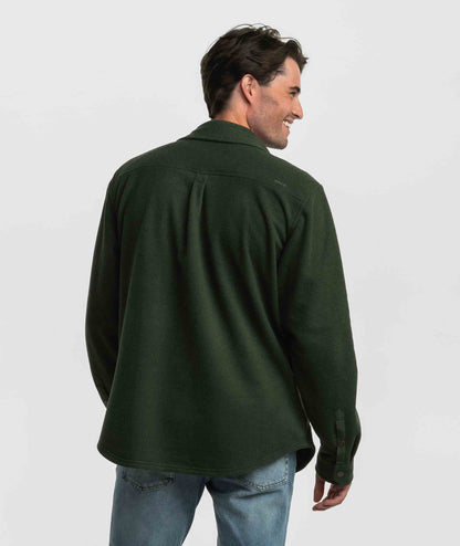 Stretch Twill Shacket - Upland Olive - Image 4