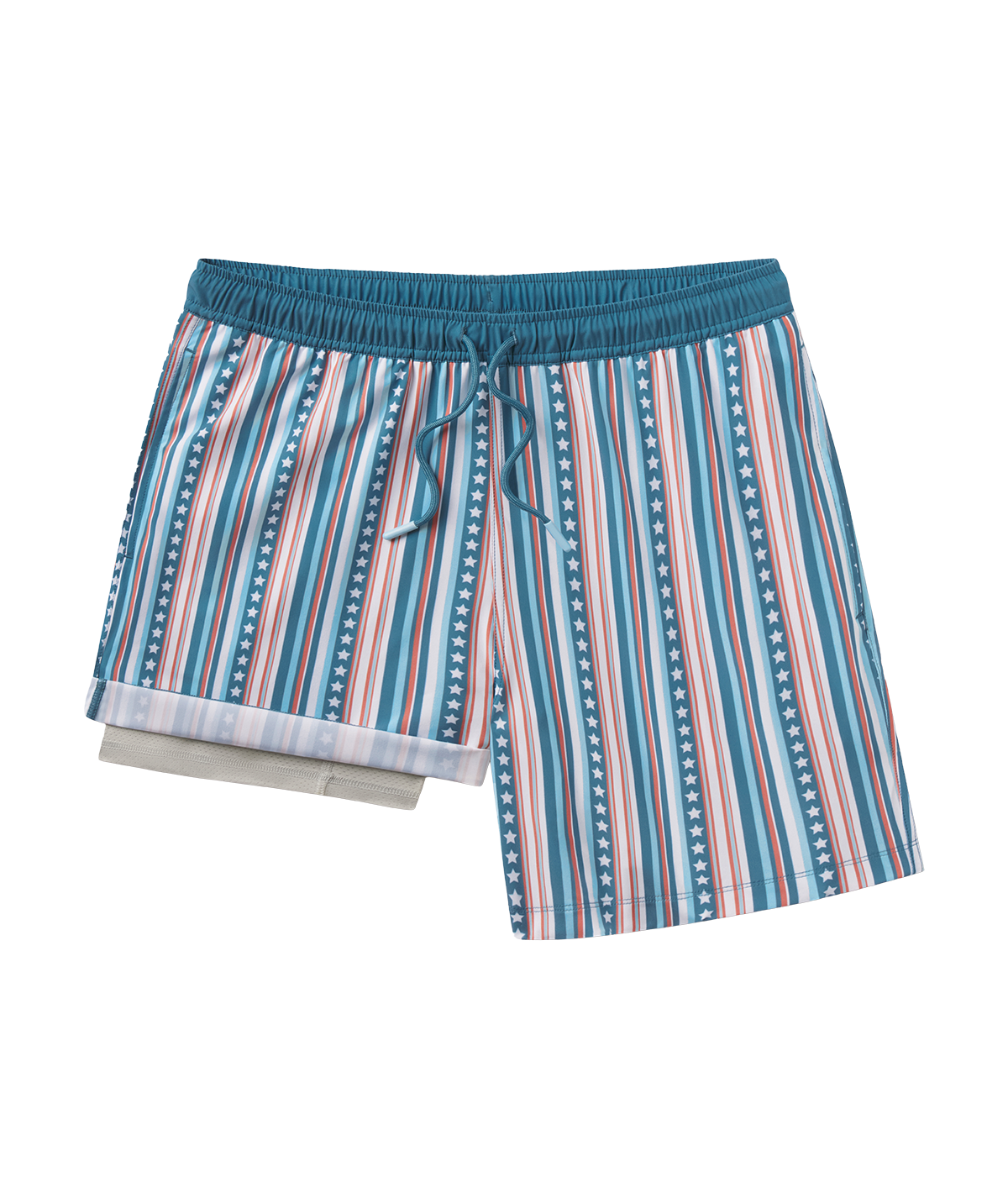 Victory Stripes Swim Shorts - Victory Stripes - Image 1