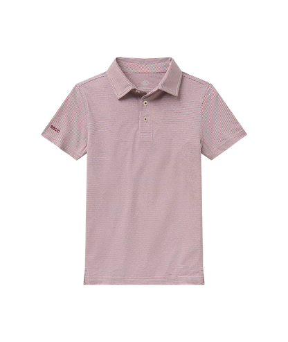 Youth Boys Heather Madison Polo - University Red - image 2
