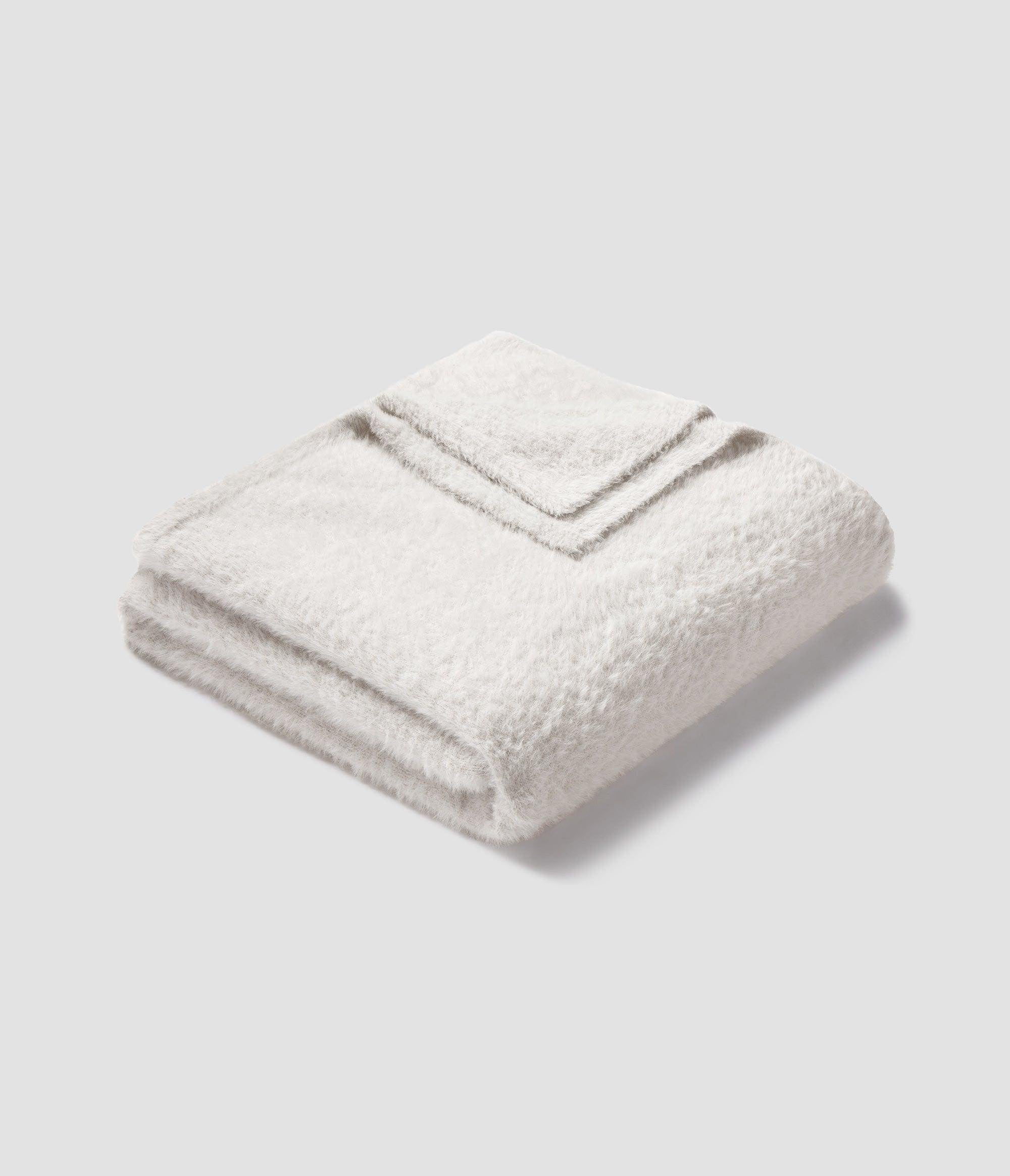 Feather Knit Blanket - Sugar Swizzle - Image 1