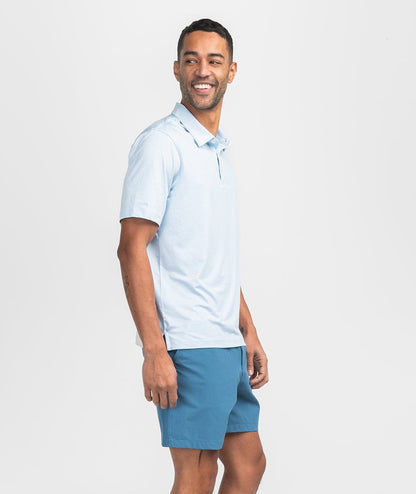 Heather Madison Stripe Polo - Crystal Lake - Image 3