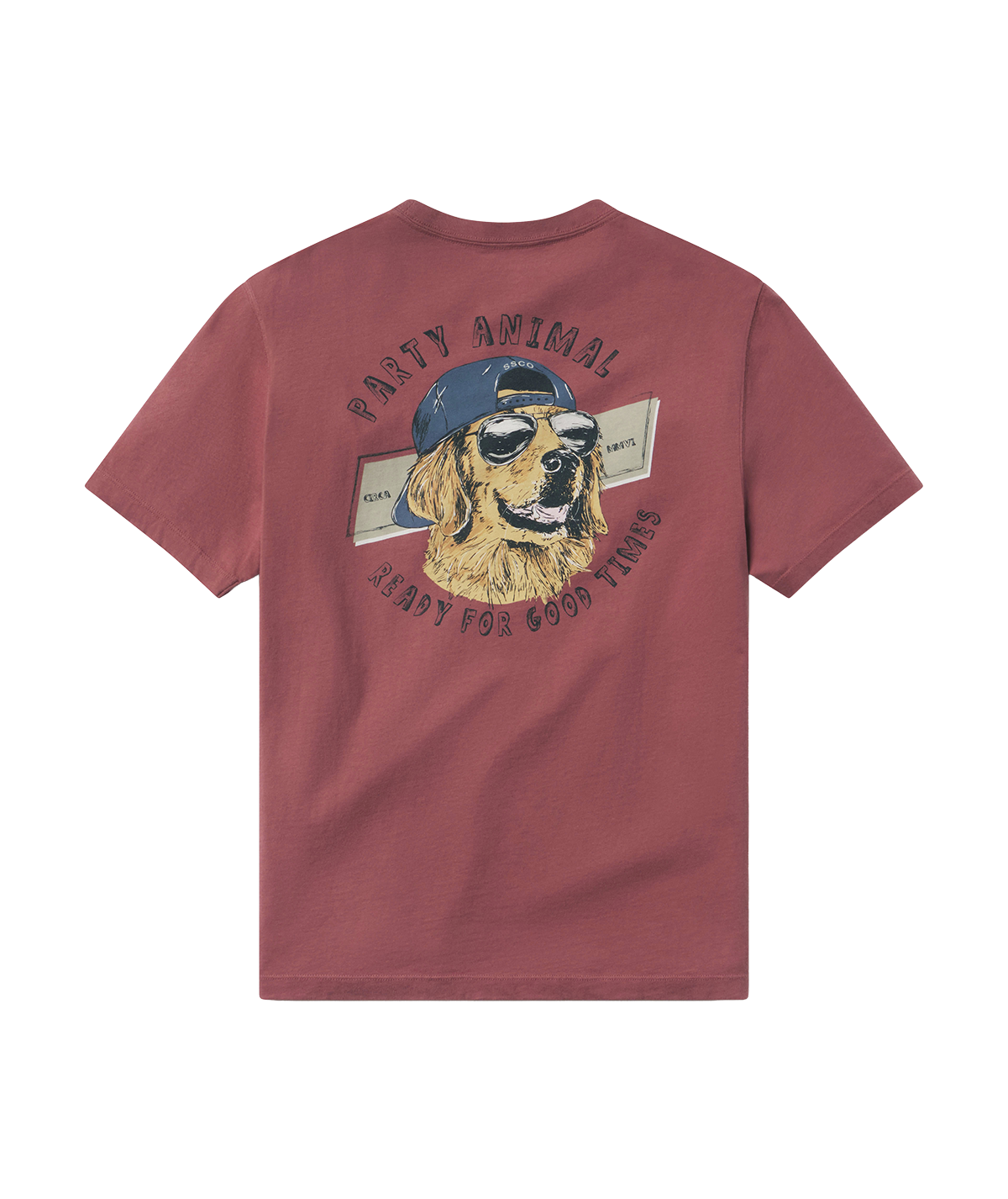Party Animal Tee SS - Red River - Image 1