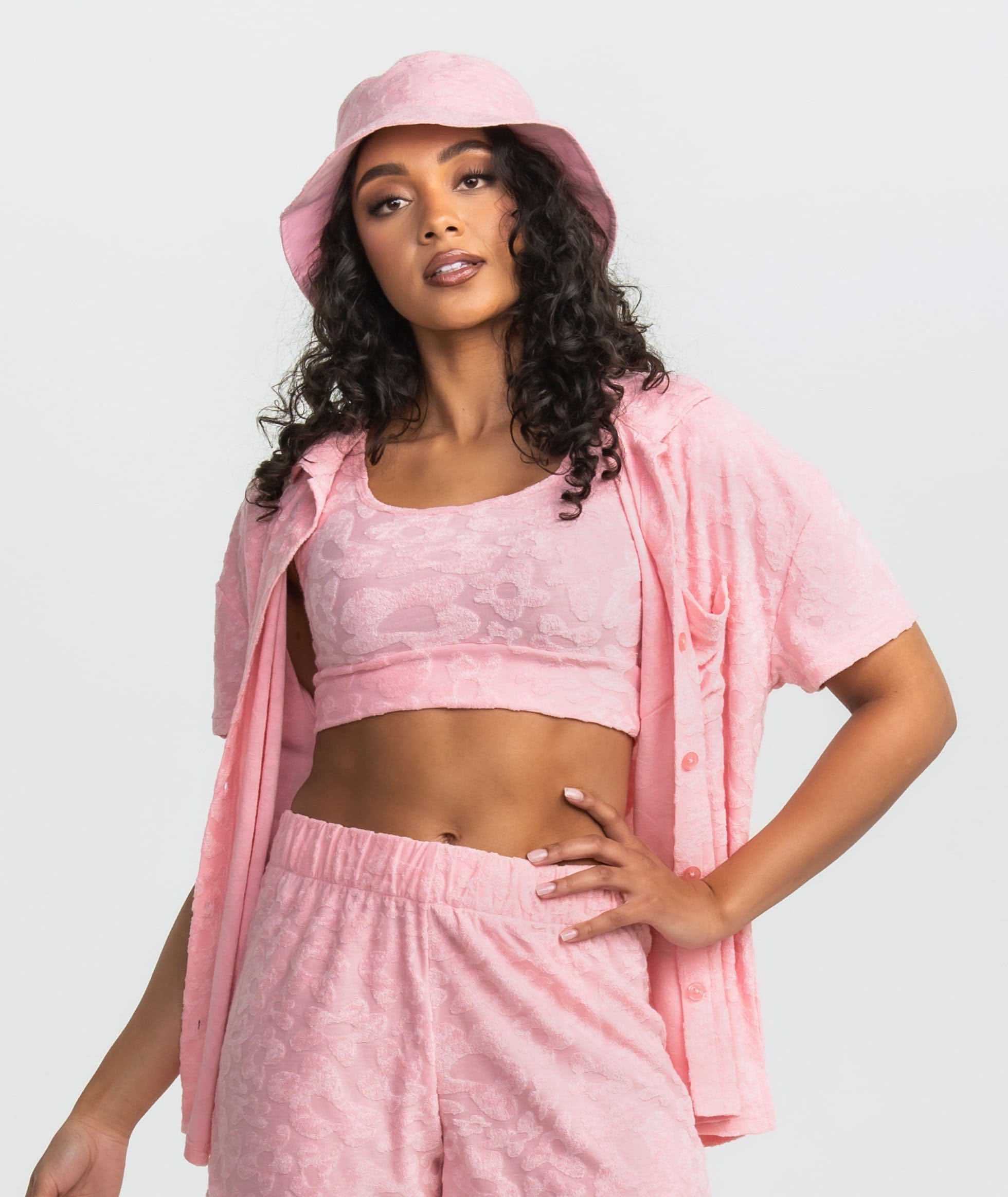 Towel Off Terry Top and Brami Set