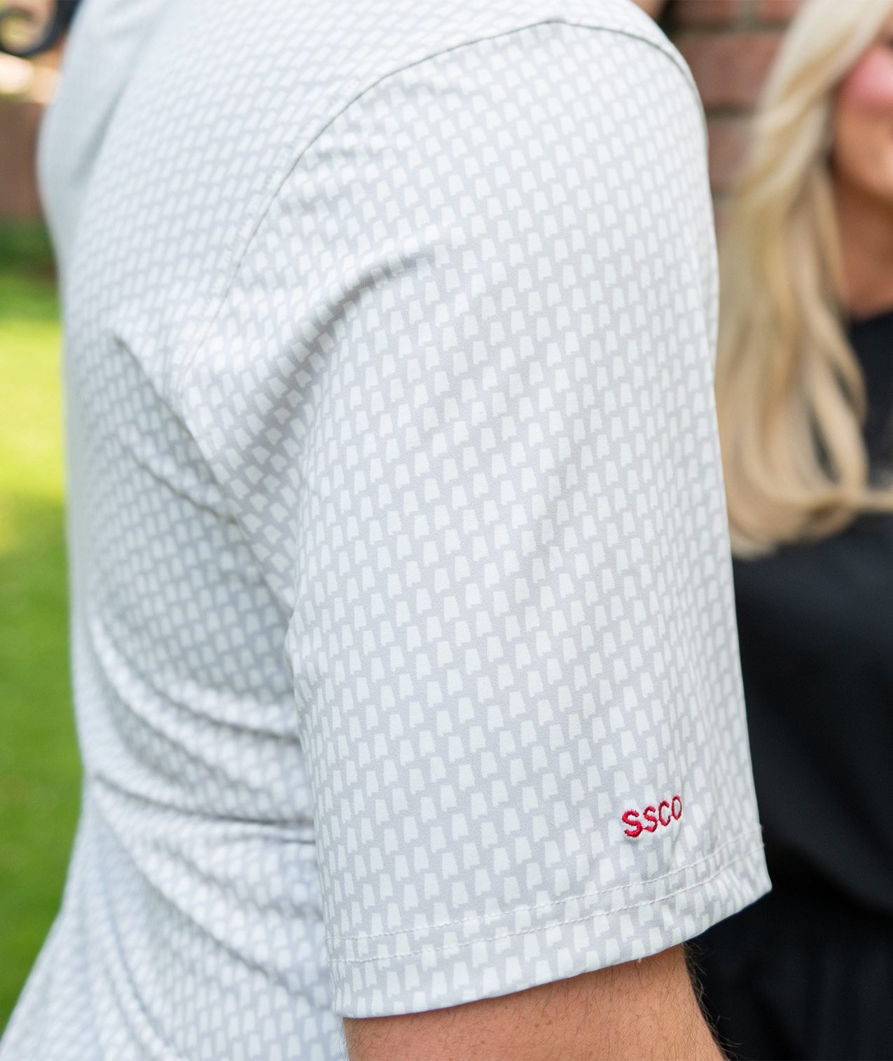 Sweet Home Printed Polo - Morning Haze - Image 3