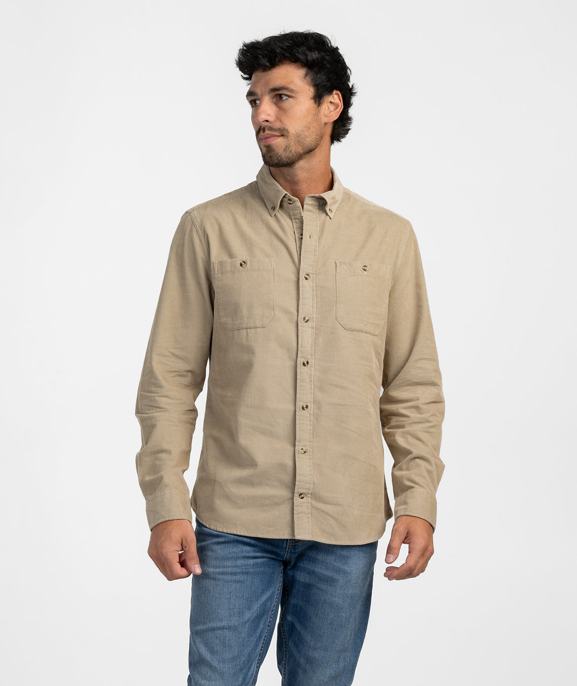 Fieldstone Cord Flannel - Mojave - Image 2