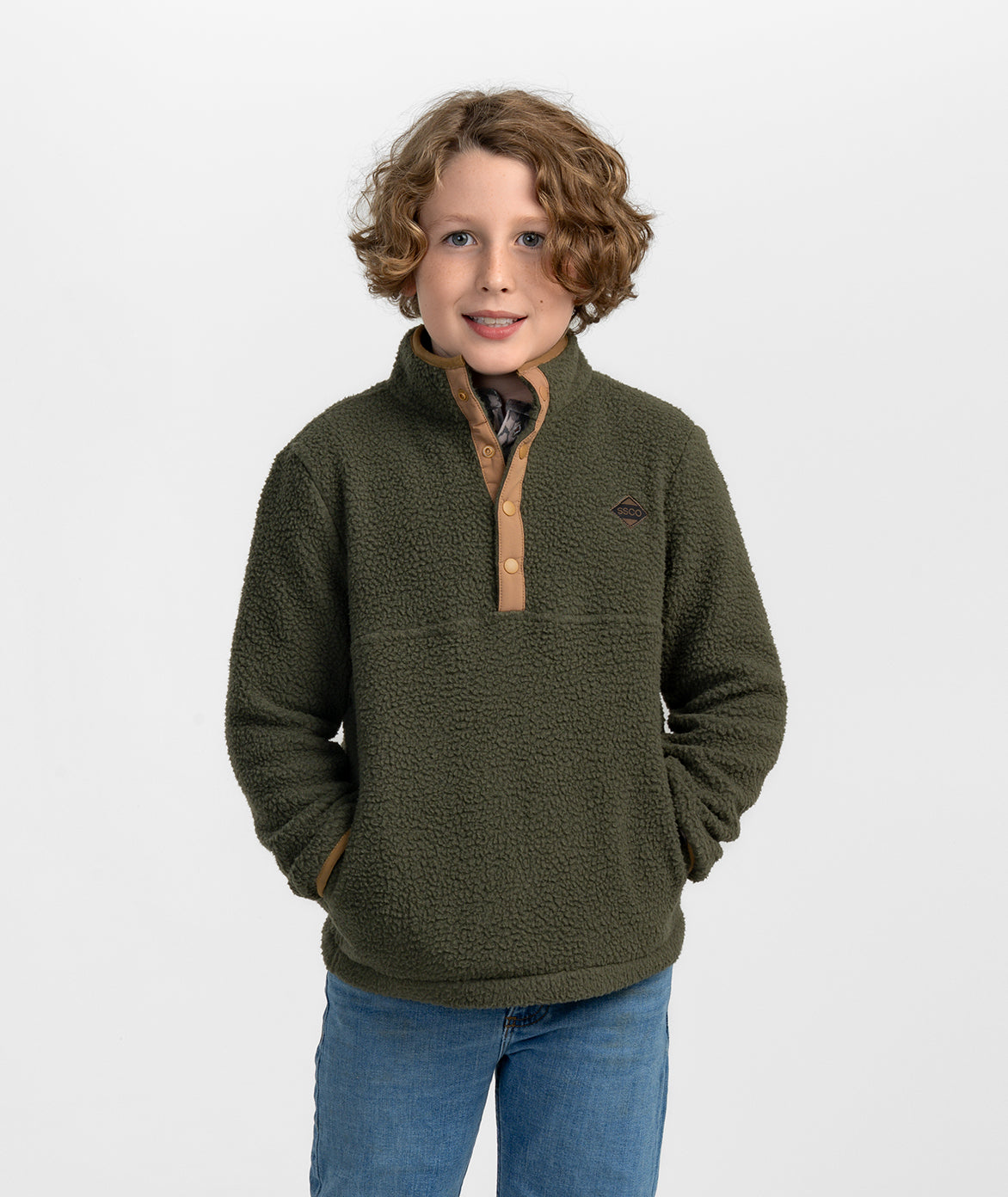 Boys Kodiak Pullover - Spruce - image 1