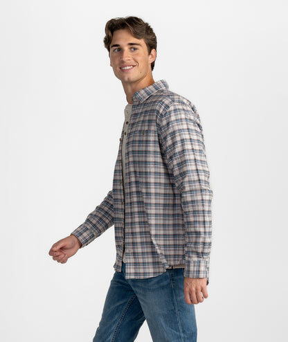 Covey Stretch Flannel LS - Browning - Image 2