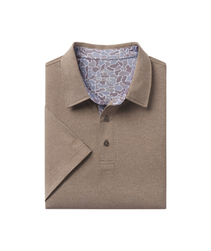 Grayton Heather Polo - Gunstock - image 1