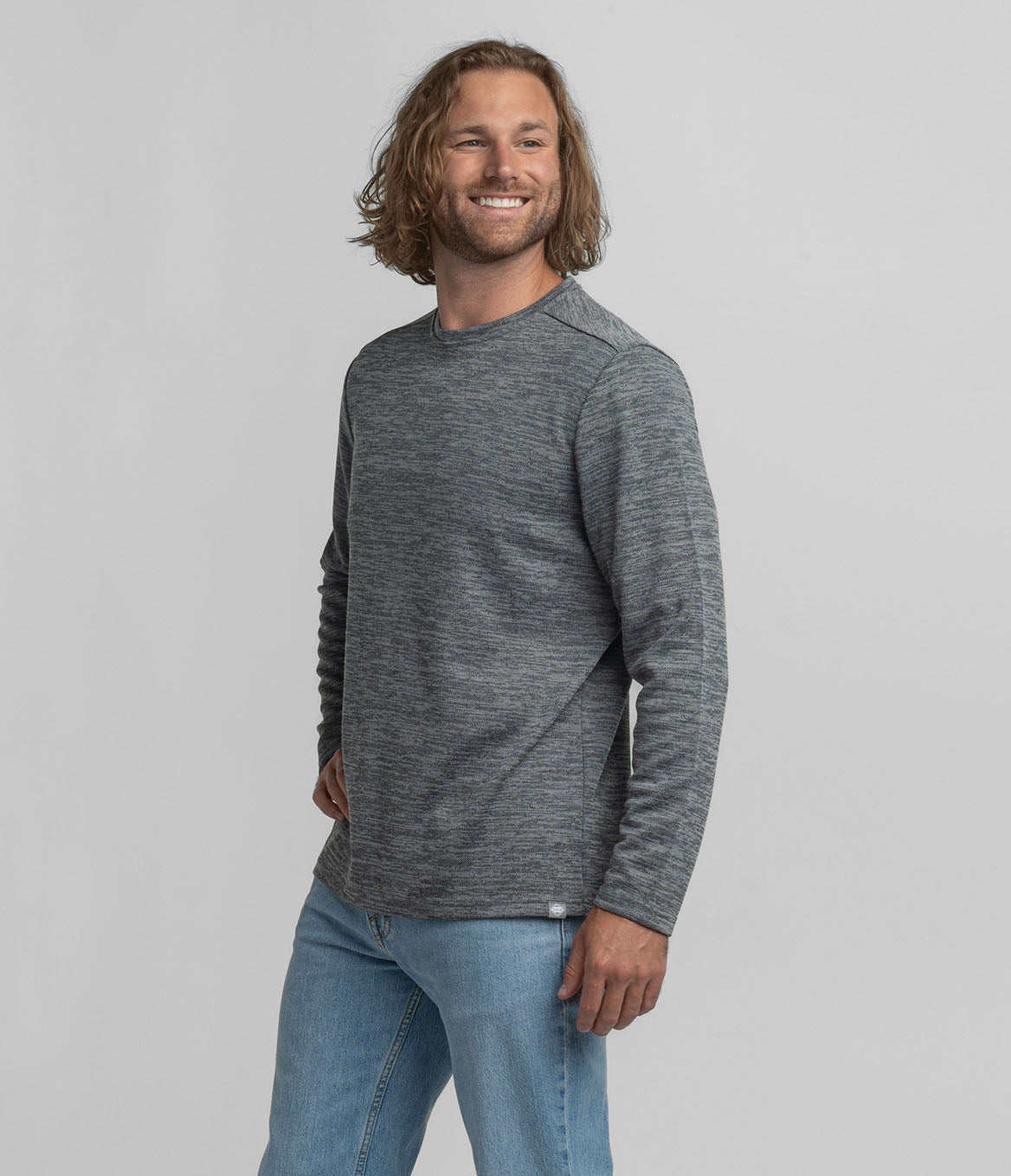 Elevated Layering Crew - Steel - Image 2