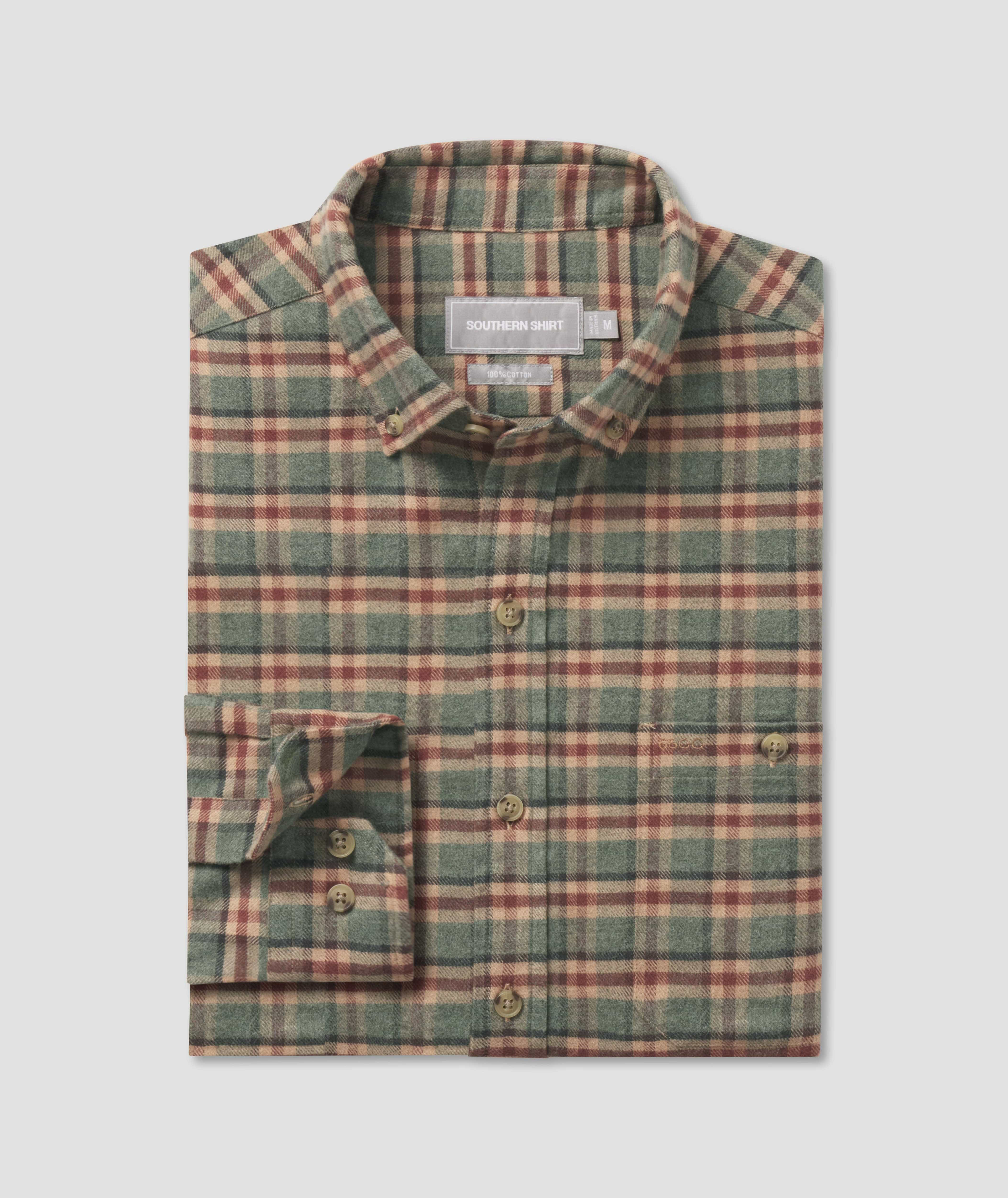 Pinewood Flannel LS - Pinewood - Image 1