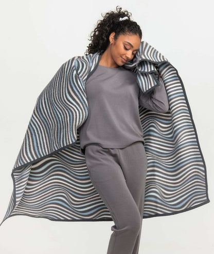 Teddy Blanket - Blue Fog - image 2
