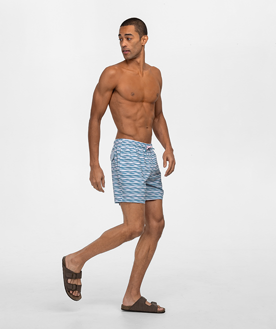 Wave Runner Swim Shorts - Tidepool Blush - Image 3