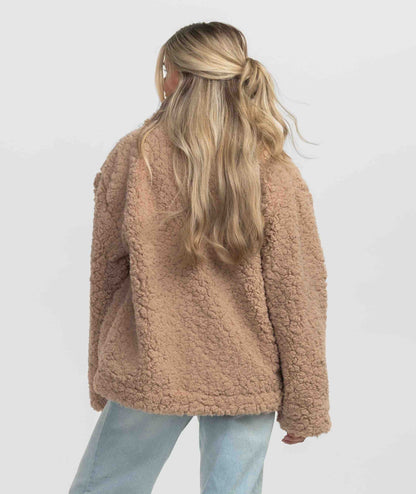 Faux Fur Sherpa Jacket