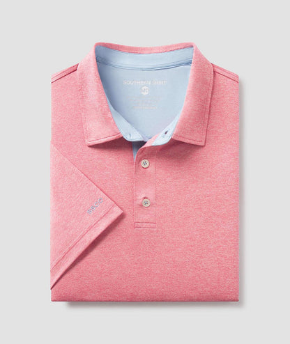 Grayton Heather Polo - Desert Rose - Image 1