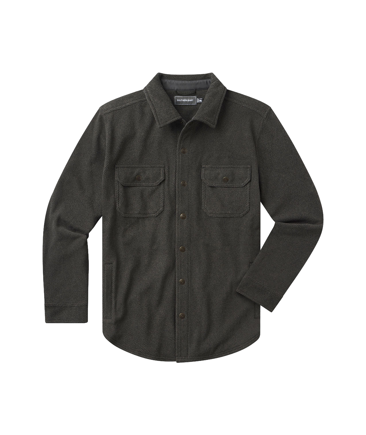 Brushline Fleece Shacket - Cast Iron - image 1