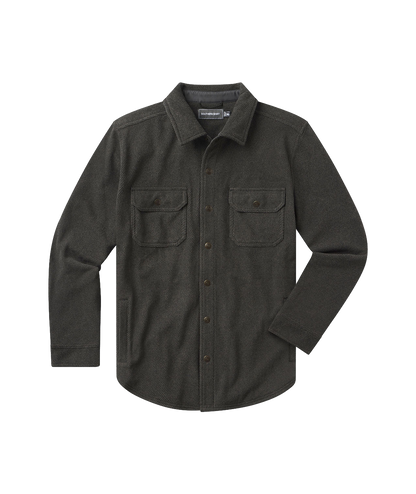 Brushline Fleece Shacket - Cast Iron - image 1