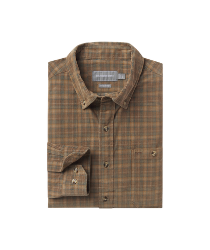 Braxton Lightweight Cord Flannel - Saddle - image 1