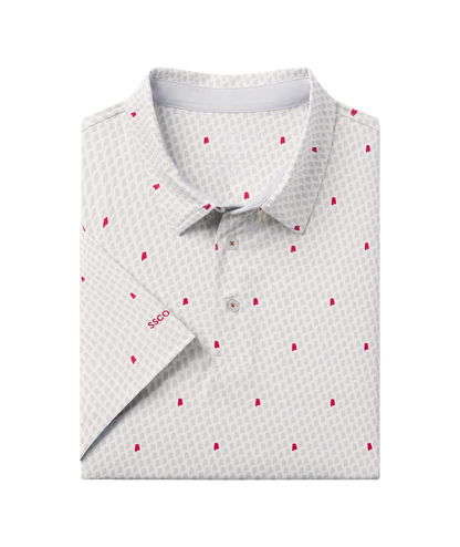 Sweet Home Printed Polo - The Quad - Image 1