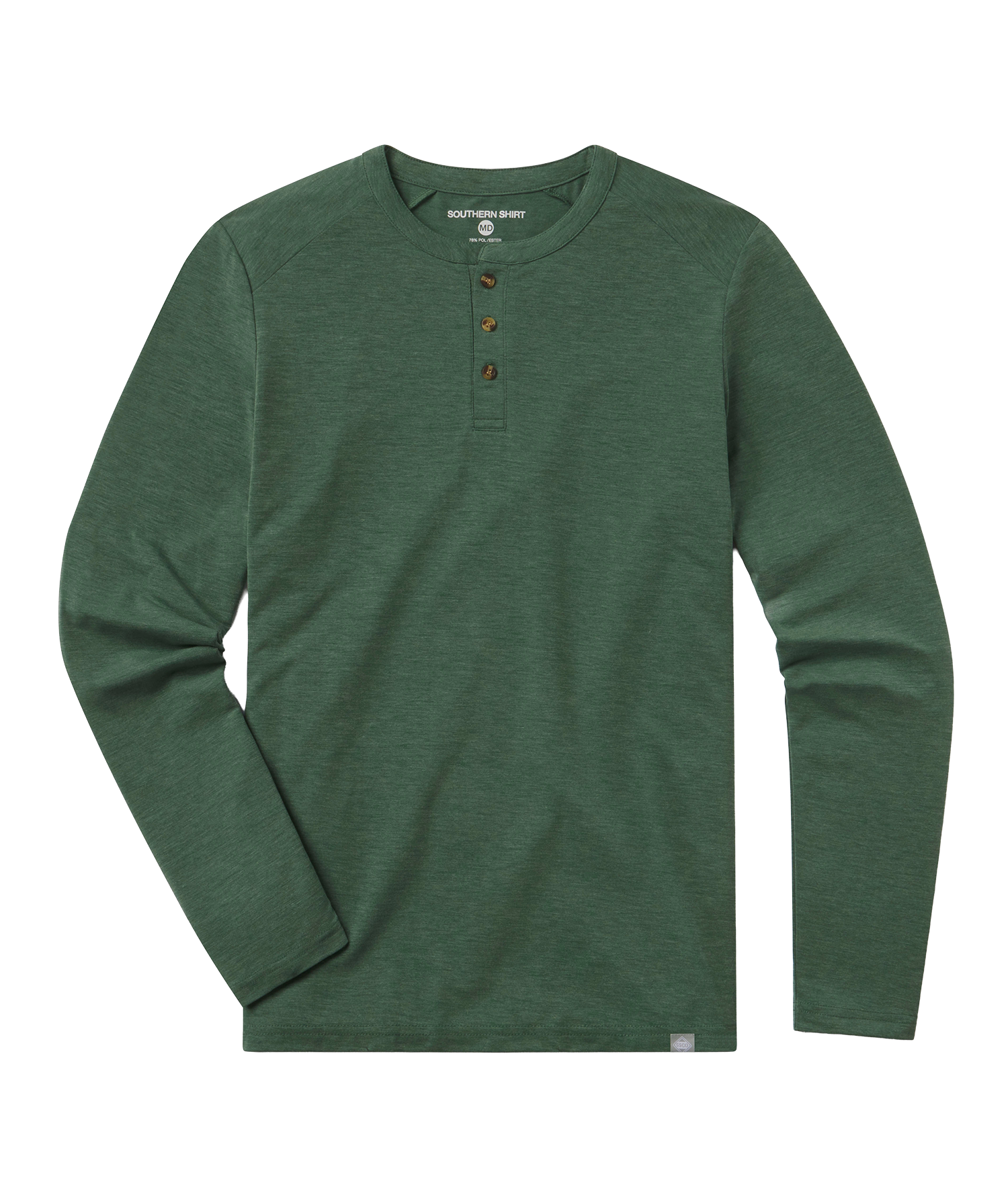 Max Comfort Henley LS - Mallard - Image 1