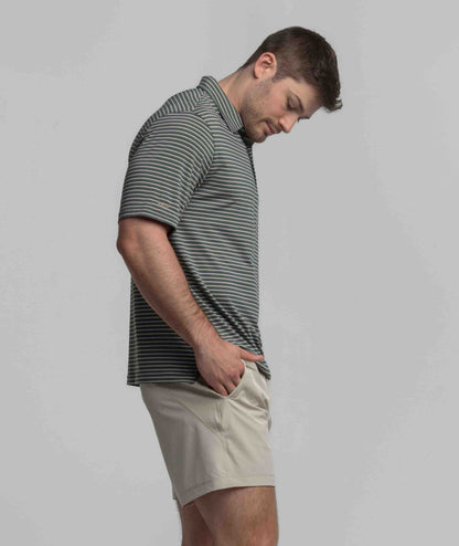 Crestline Stripe Polo