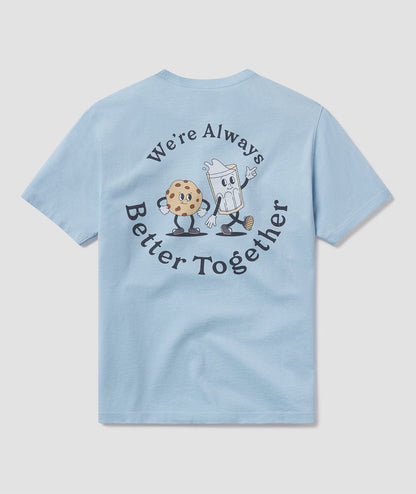 Comfort Foods Tee SS - Placid Blue - Image 1