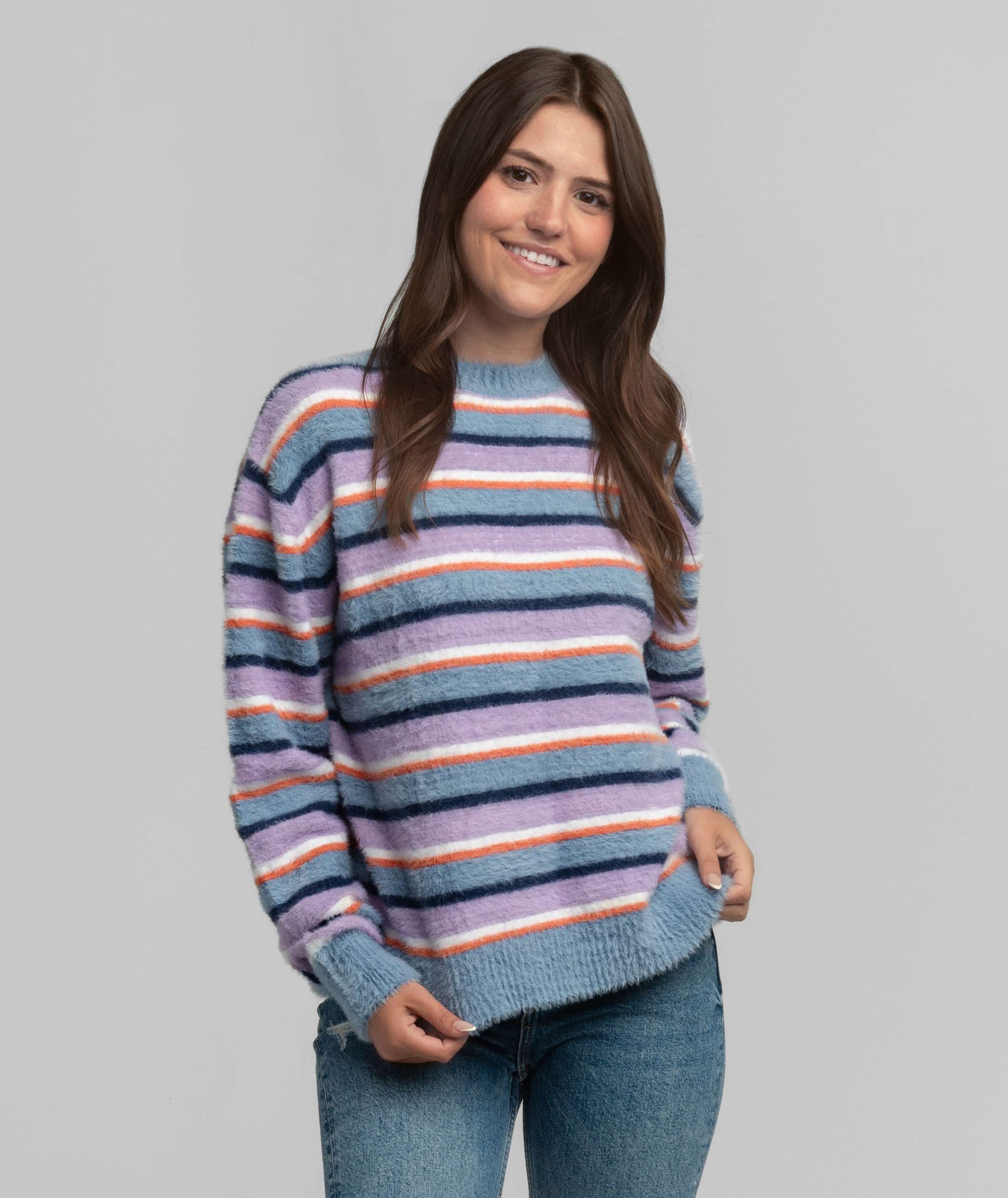Crewneck Intarsia Sweater