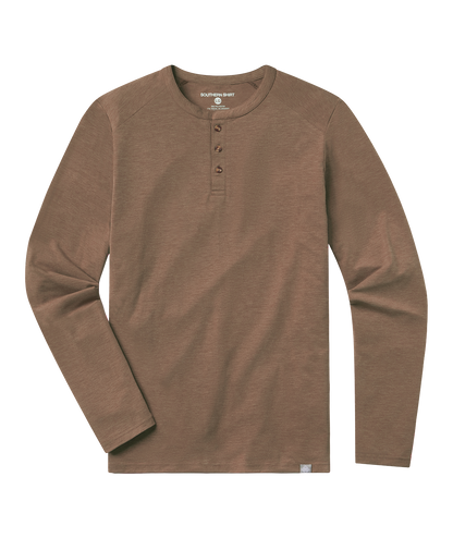 Max Comfort Henley LS - Natural - Image 1