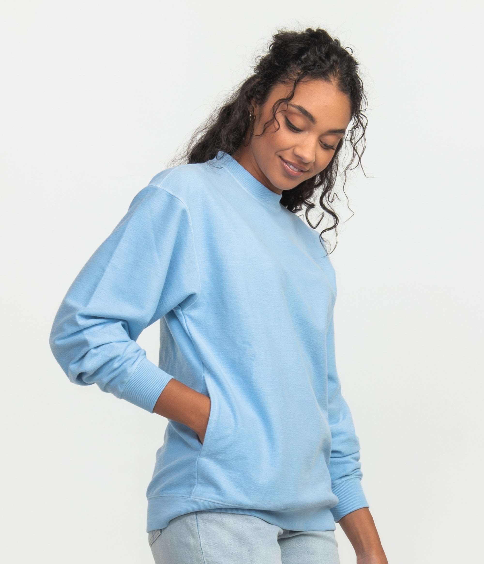 Washed Fleece Sweatshirt - Crystal Lake - Image 1