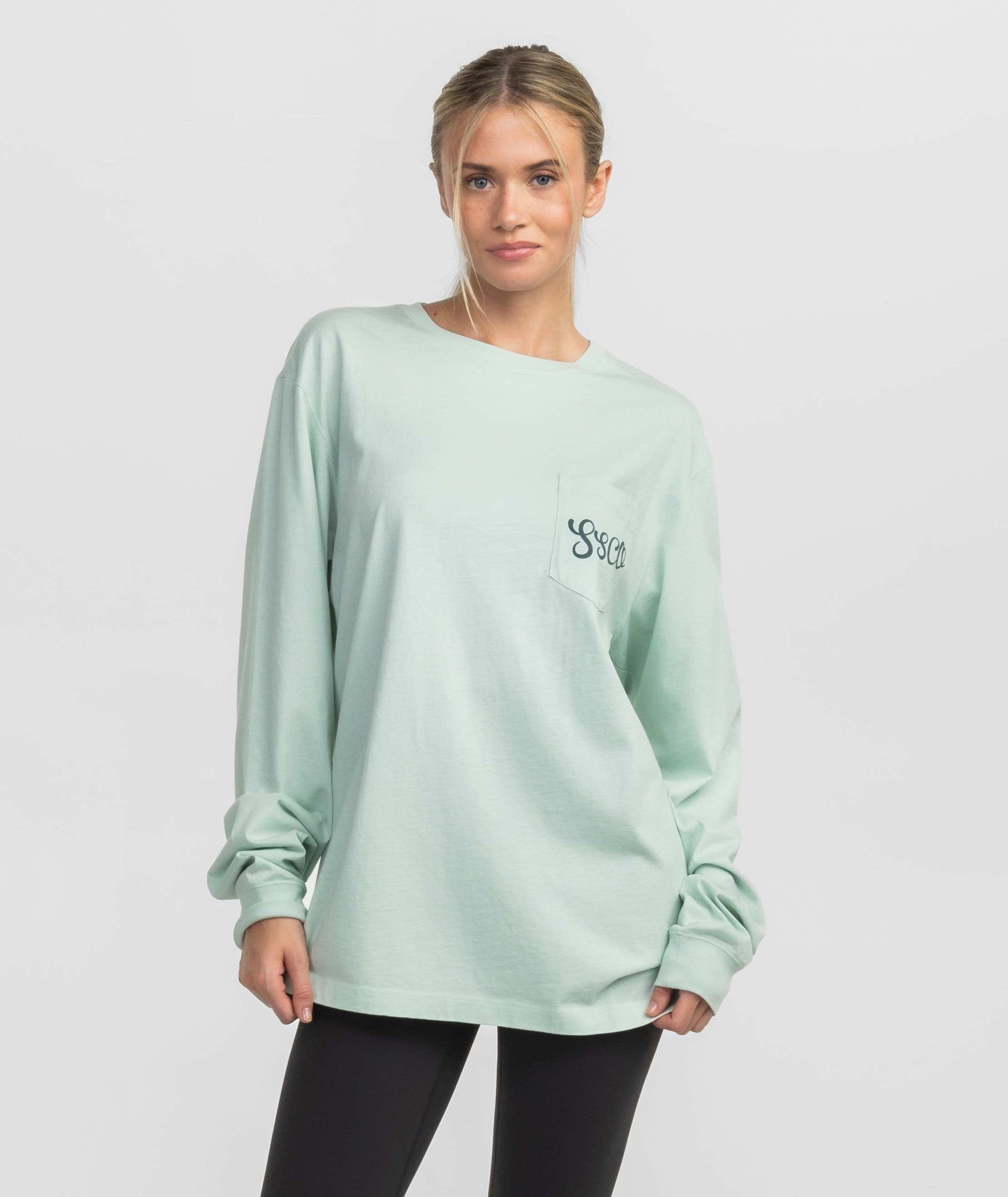 Fall Bloom Tee LS - Cool Mint - Image 2