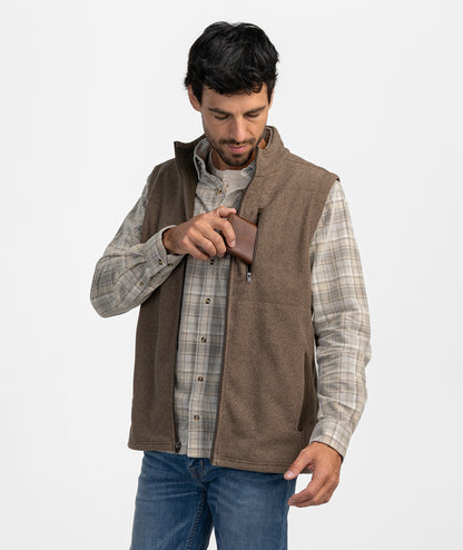 Brushline Fleece Vest - Espresso - Image 3