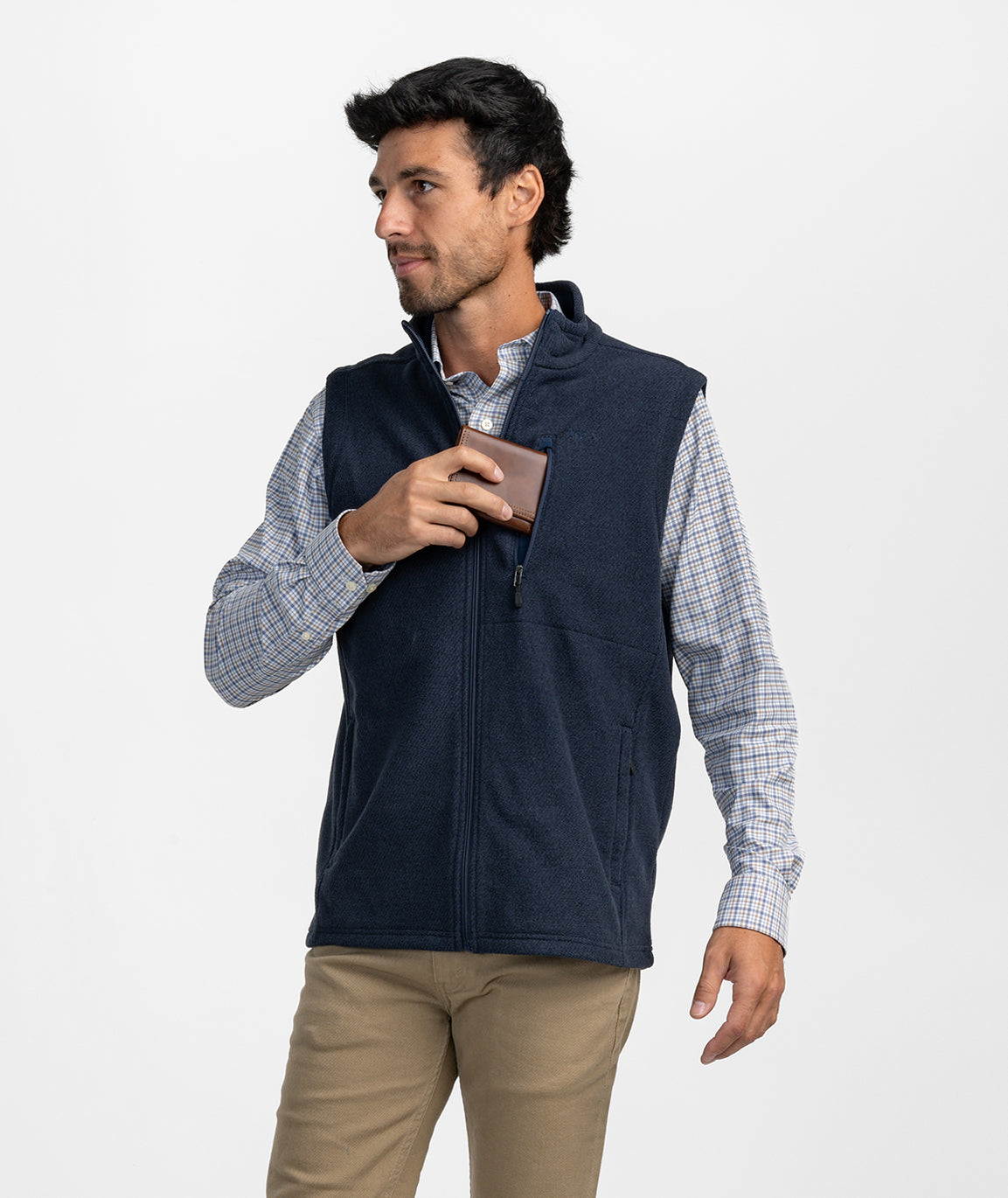 Brushline Fleece Vest - Eclipse - Image 3