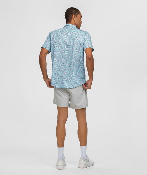 Lets Flamingle Baja Shirt SS