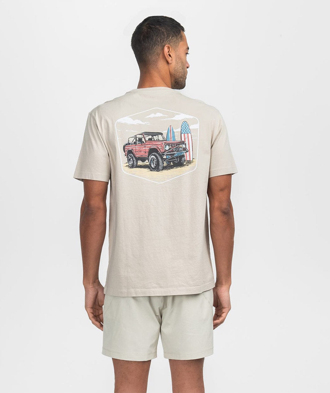 Swell Ride Tee SS - Taupe - Image 2