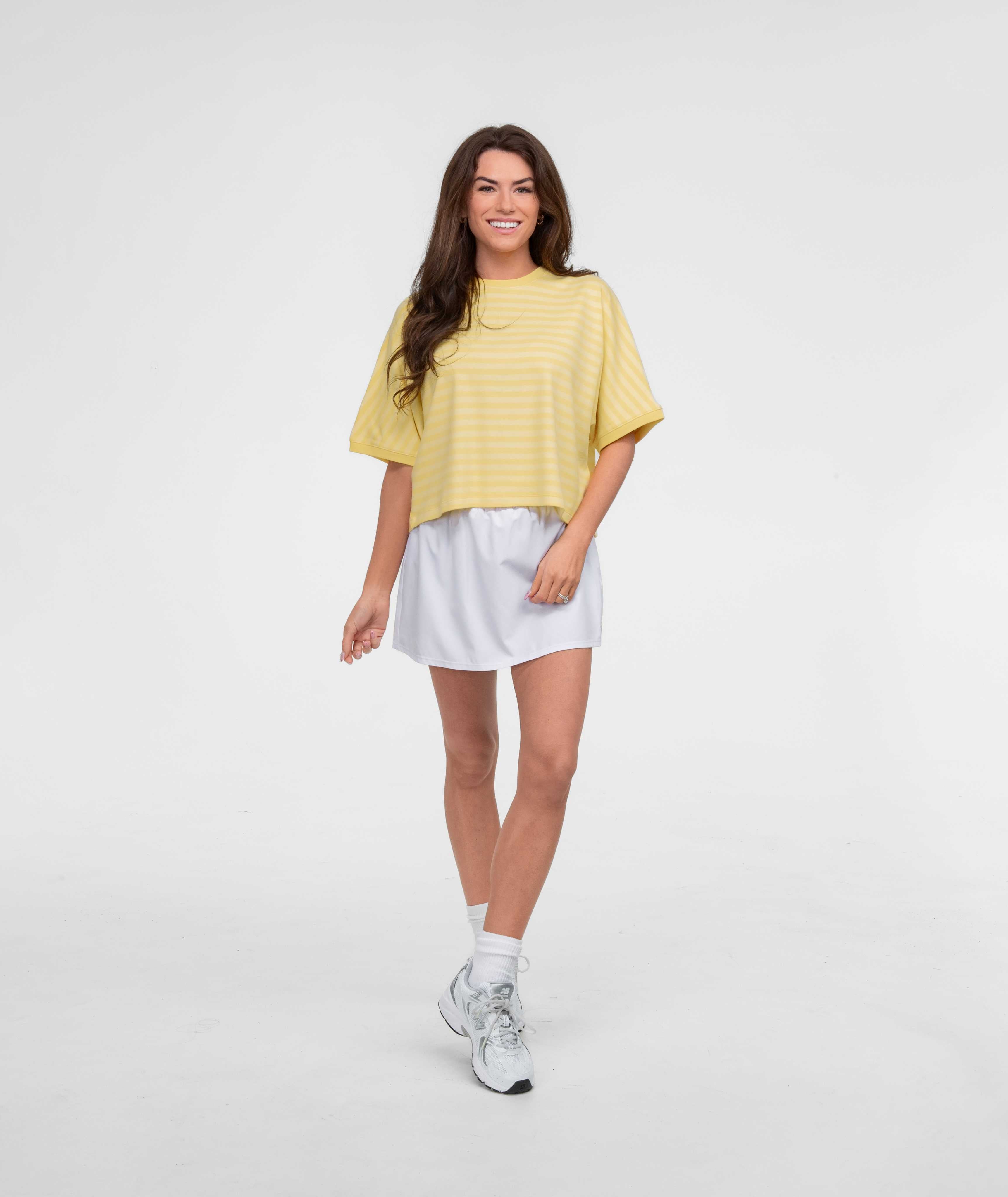 On The Line SS Top - Lemon Drop - Image 1