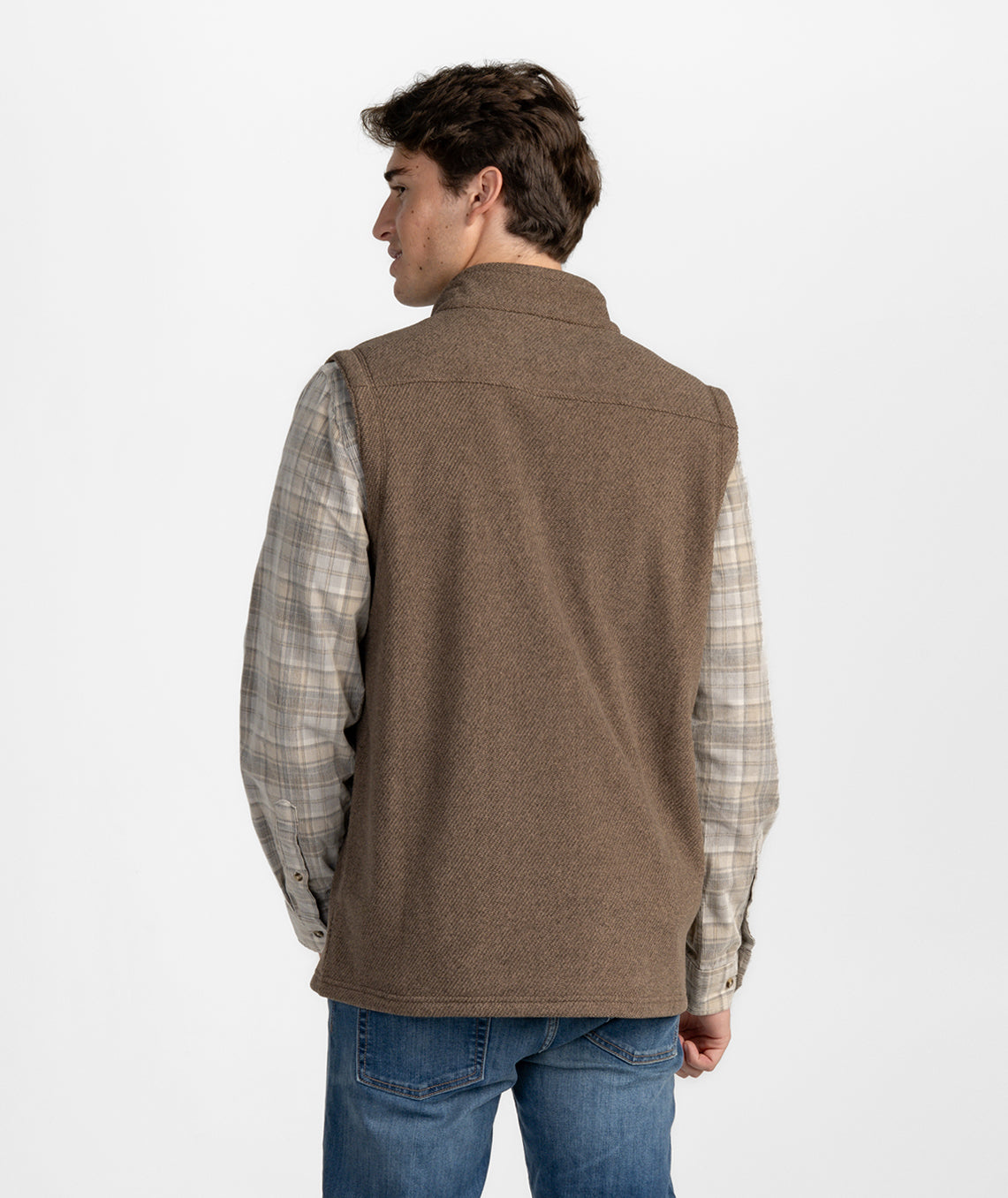 Brushline Fleece Vest - Espresso - Image 4