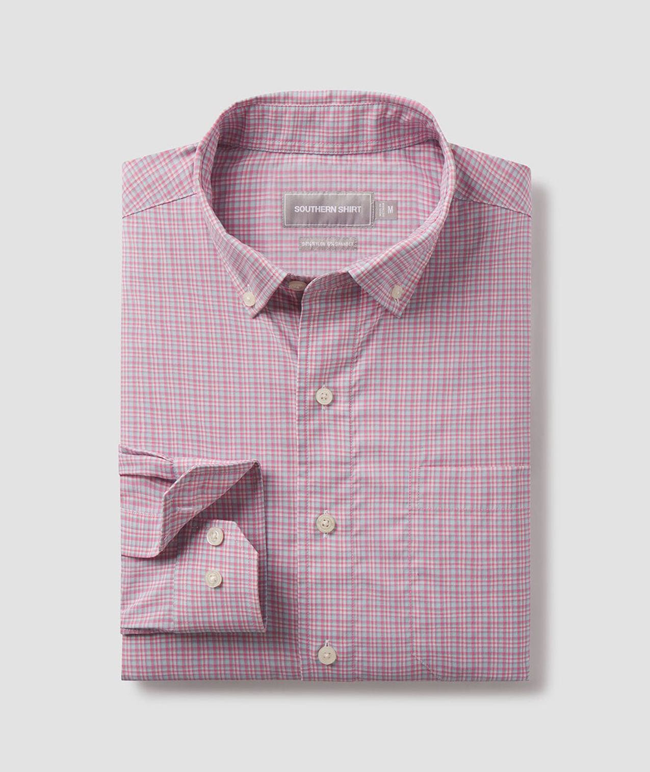 Glendale Plaid LS - Sorbet - Image 1