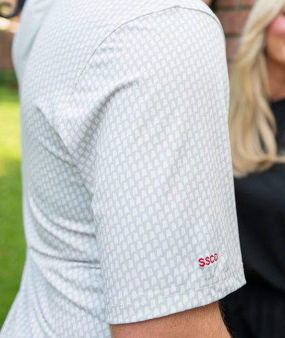 Sweet Home Printed Polo - Morning Haze - Image 3