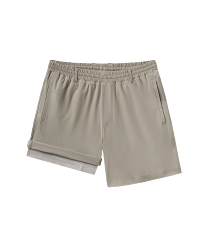 Everyday Hybrid Shorts - Acorn - Image 1