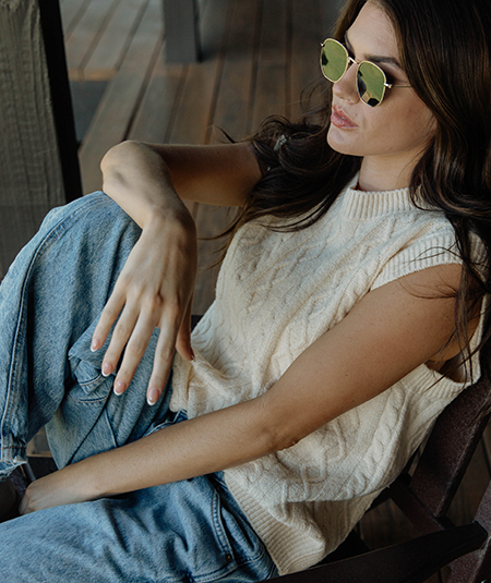 Comfy Cozy Sweater Vest - Parchment - Image 2