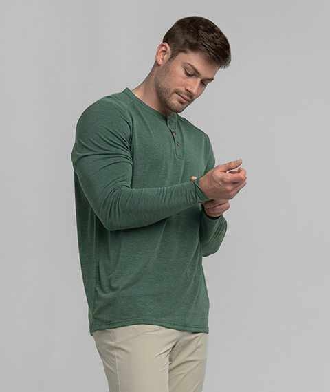 Max Comfort Henley LS