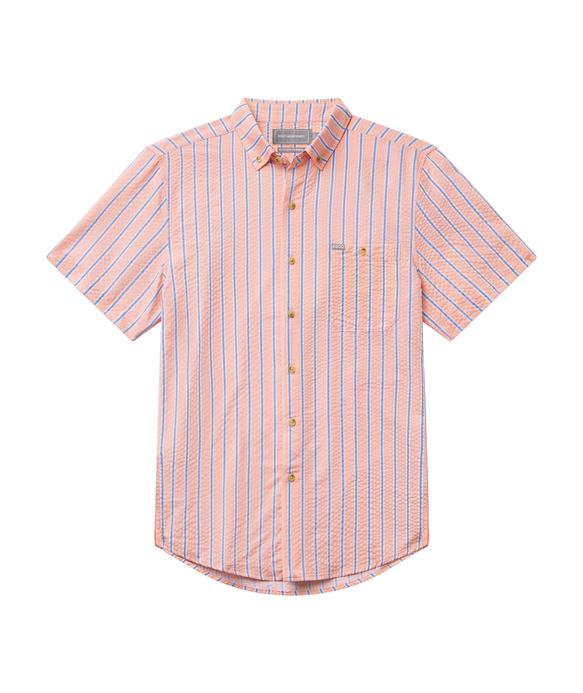 Boardwalk Seersucker Baja Shirt SS - Boardwalk - Image 1