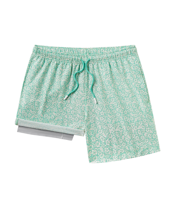 Surfside Seersucker Swim Shorts